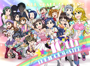 THE IDOLM@STER 10thフラワースタンドイラスト