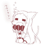 寝起きの子猫ほっぽちゃん。