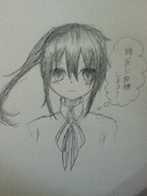 師匠に投票する切絵ちゃん