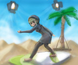 陸上サーフィンな ISIS ちゃん