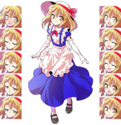 カナ・アナベラル立ち絵 表情差分