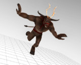 【MMDモデルの再配布】ルドルフ、赤鼻ミノタウロス （再アップロード）