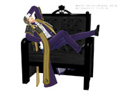 【ついろぐ】長谷部と椅子。