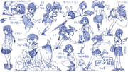 ポーズ 格闘 ニコニコ静画 イラスト