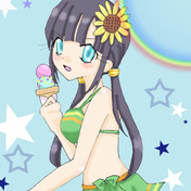 いーあみゅちゃん ニコニコ静画 イラスト