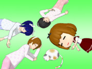 【MMD艦これ】名取/長良/五十鈴と妖精さん2【モデル配布】