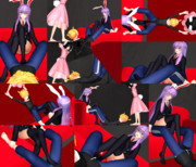 ブラックうどんげちゃんの労い足踏みマッサージ