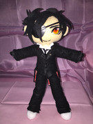 【刀剣乱舞】ﾌｪﾙﾄで燭台切光忠のぬいぐるみ作ってみた。の静止画。武装OFF。