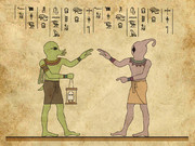 古代神聖文字で記されたクトゥルフの真実