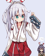 軽空母の服を着た駆逐艦2