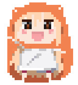 干物妹・家うまるのドット絵