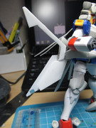 ガンダムイチイバル（製作中）リフレクター展開