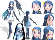 【MMD艦これ 】閑杉式五月雨ver1.00【モデル配布】