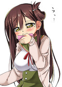 口元おさえりーさん