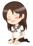 寝起きの敷波さん