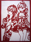 【切り絵】エスカ＆ロジーのアトリエ エスカ＆ロジー 【7作目】