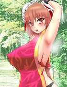 腋を見せつける華扇ちゃん