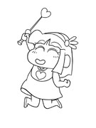 【着せてみた】（ぬりえ） もえPの服 【酢乙女あい】