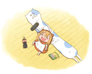 お昼寝うまるちゃん