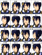 わち式三日月宗近 表情練習