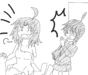 妹が姉を見てるだけ。