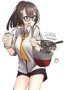 長10cm砲ちゃんとお出かけ秋月（眼鏡差分