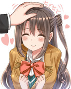 しまむーをなでなでし隊。