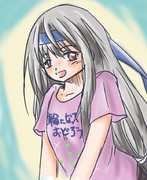 初霜でダサTシャツ