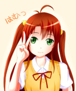 こまちゃんにハムハムポーズしてもらった