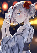 狐面 ニコニコ静画 イラスト