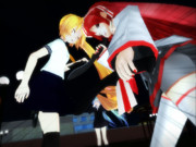 工作員ネル、通り魔キクとの出会い【第一回ソードアクションinMMD】