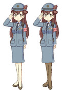 婦人警官 ニコニコ静画 イラスト