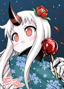 わんこおねーちゃんの浴衣絵