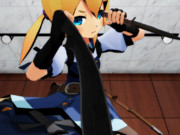 ナイフアクション【第一回ソードアクションinMMD遅刻組】