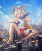 リコちゃん大巨人になった