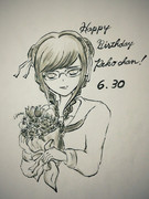 ペコちゃん誕生絵