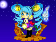 ランプミクが可愛かったので描いてみた(塗らせていただきました)