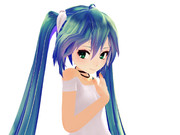 ちびミクさんアップです