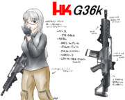 銃娘「ミロ（G36K）」