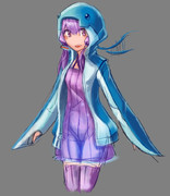 えいパーカーゆかり ラフ