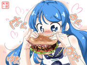 五月雨とハンバーガー