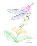 One line drawing with Bezier^2