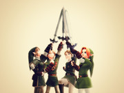 4本の退魔剣【MMD思い出の画像映像再現選手権】