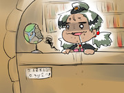 受付嬢 ニコニコ静画 イラスト