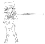 ゆきちゃん線画