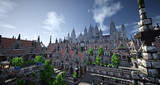 [Minecraft] 城下町