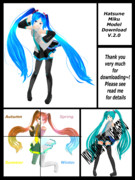 MMD 初音ミク【モデル配布】