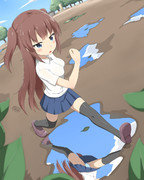 水溜り ニコニコ静画 イラスト