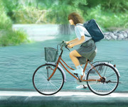 自転車少女