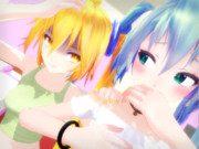 二日酔いネルさんと食・・・ミクさん